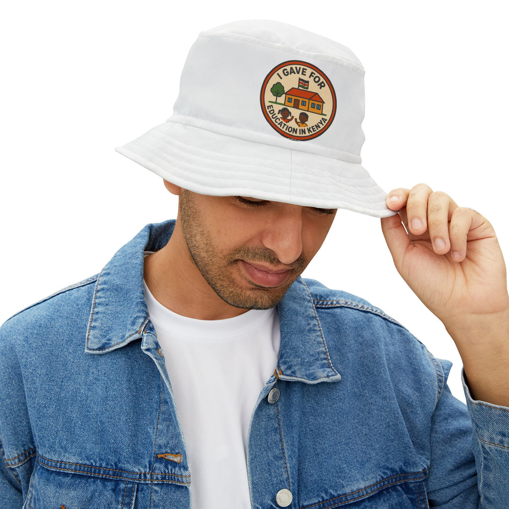 Educational Fundraiser Bucket Hat, Casual Summer Hat, Cool Outdoor Accessory, Gift for Teachers, Fundraising Merchandise