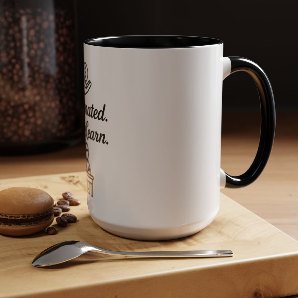 Inspirational Donor Coffee Mug - I Donated. They Learn. Fundraising Gift, Teacher Appreciation, Charity Support, Classroom Mug