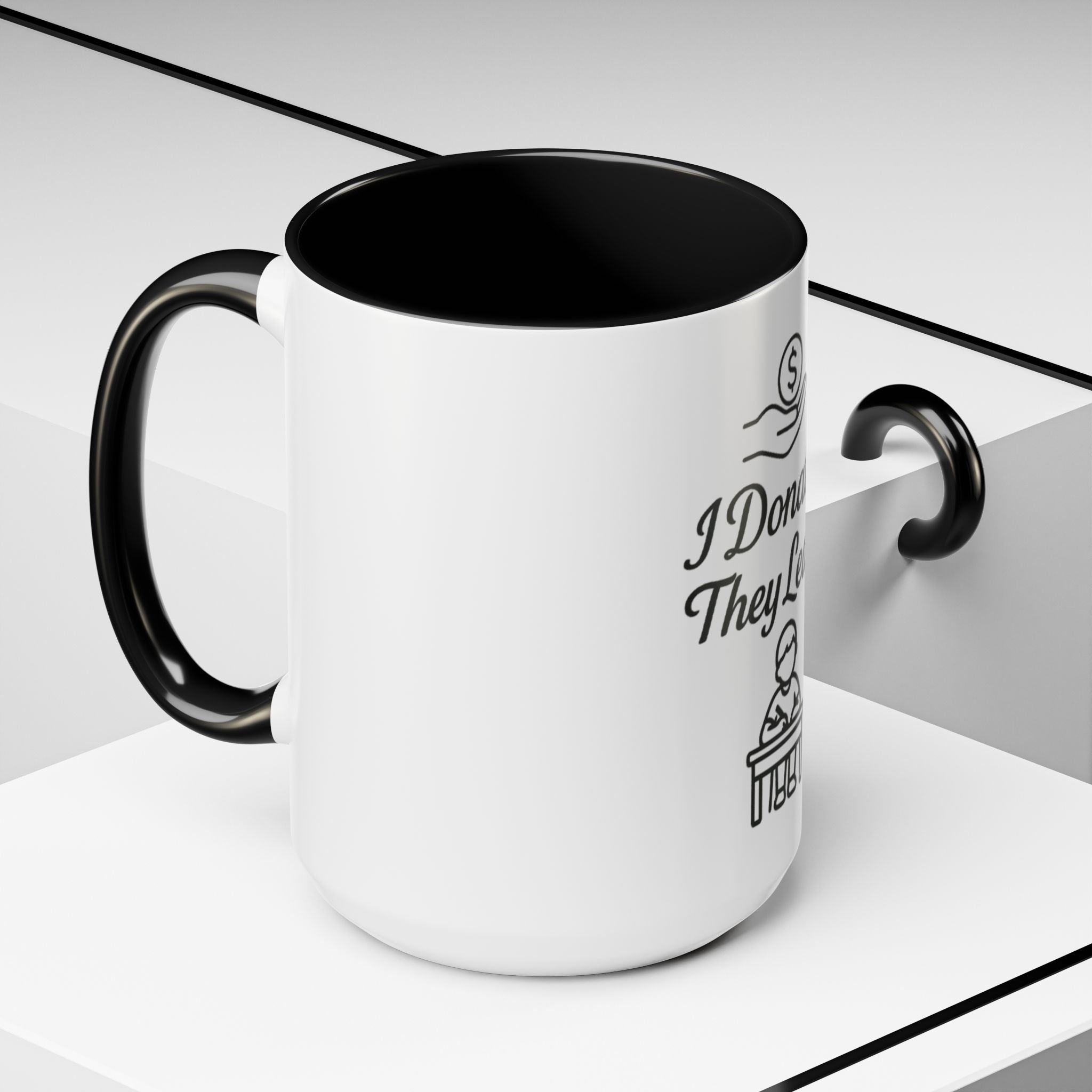 Inspirational Donor Coffee Mug - I Donated. They Learn. Fundraising Gift, Teacher Appreciation, Charity Support, Classroom Mug