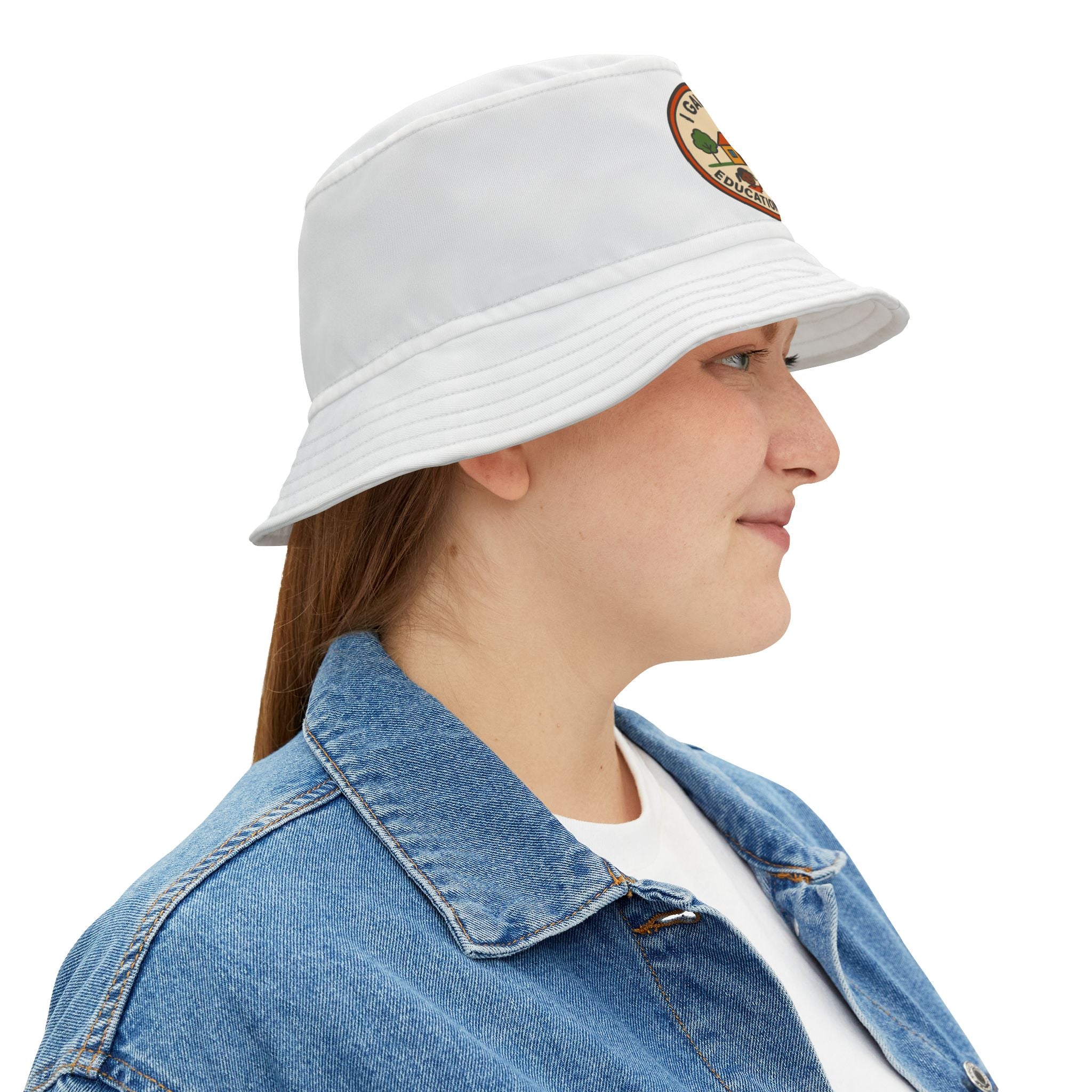 Educational Fundraiser Bucket Hat, Casual Summer Hat, Cool Outdoor Accessory, Gift for Teachers, Fundraising Merchandise