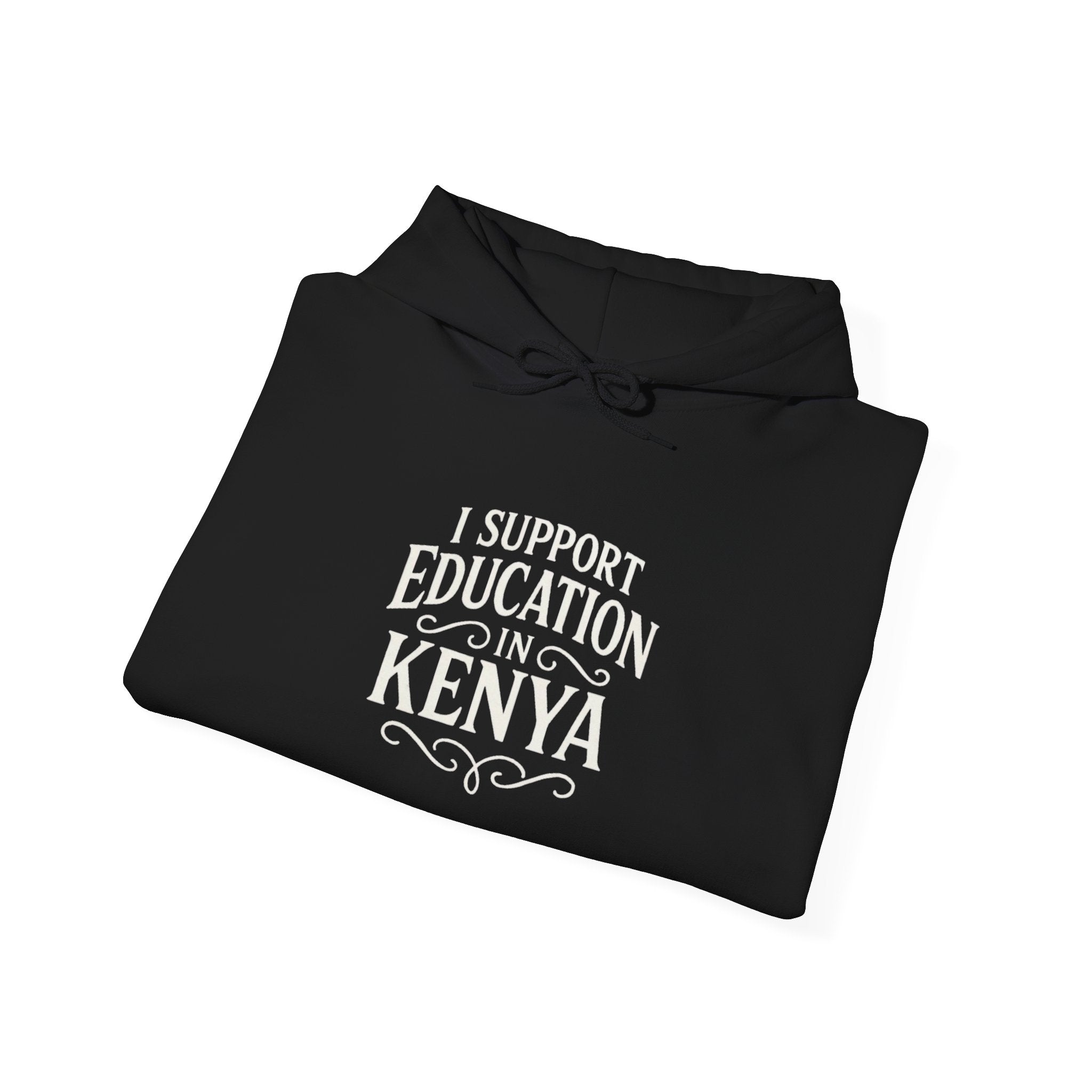 Support Education in Kenya Hoodie | Unisex Sweatshirt, Charitable Gift, Educational Awareness, Unique Apparel, Kenya Pride