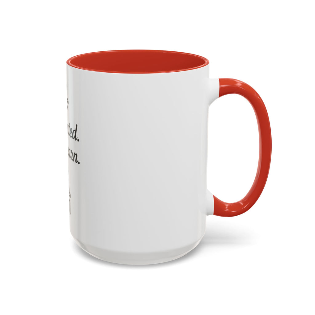 Inspirational Donor Coffee Mug - I Donated. They Learn. Fundraising Gift, Teacher Appreciation, Charity Support, Classroom Mug