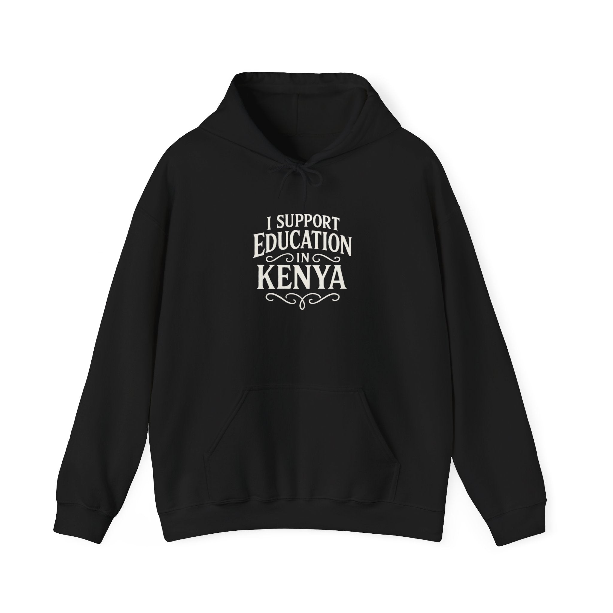 Support Education in Kenya Hoodie | Unisex Sweatshirt, Charitable Gift, Educational Awareness, Unique Apparel, Kenya Pride